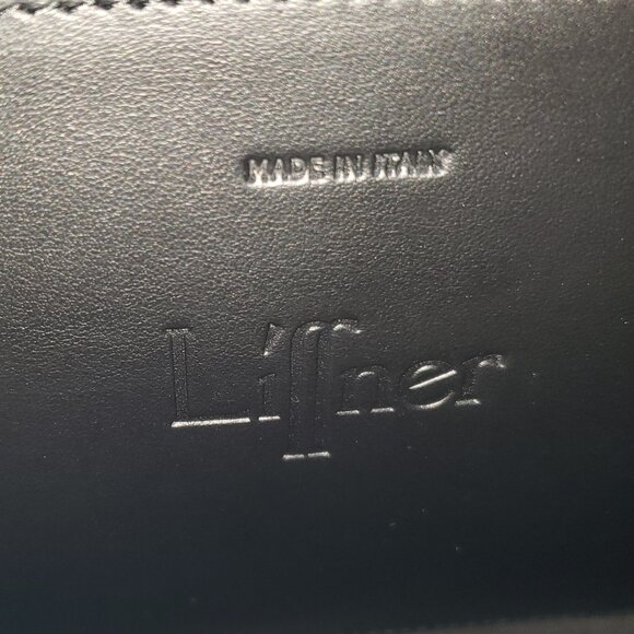 New LIFFNER Petite Penne Tote Suede Black - MSRP $695 - Picture 5 of 9